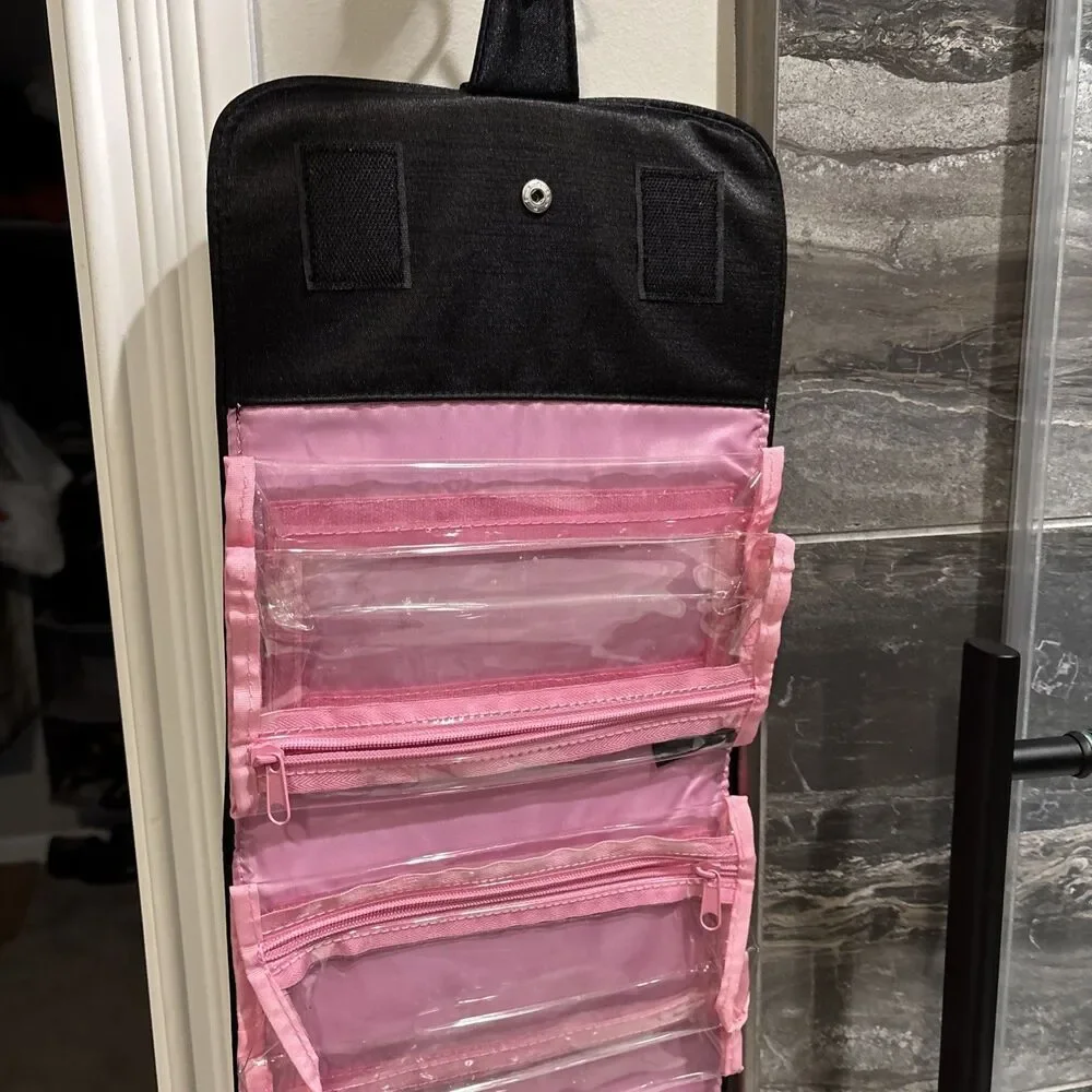 Mary Kay Toiletry Hanging Bag Women Travel Makeup With 4 Detachable Pockets VG